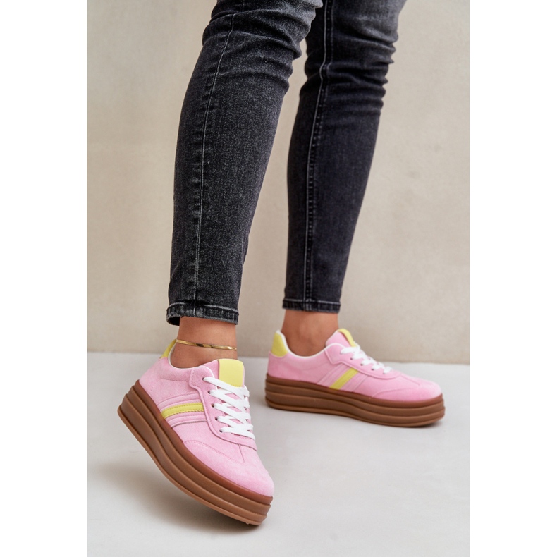 Calçado Esportivo Modelo PC2802 Rosa 1