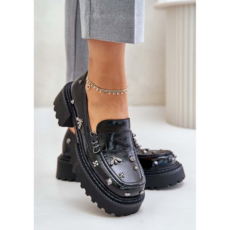 Calçado Modelo Da MR880-103 Laca Preta preto 1