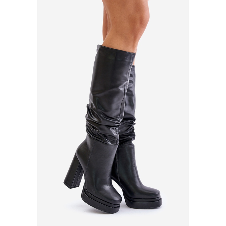 Botas pretas modelo C-263 preto 1 Botas pretas modelo C-263 preto 1