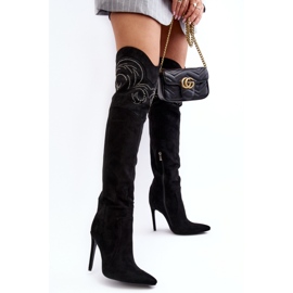 Botas pretas modelo C-325 preto 1 Botas pretas modelo C-325 preto 1