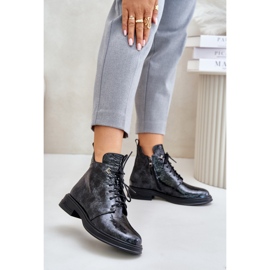 Da LZ42-042 Botins Preto/Cinza 1