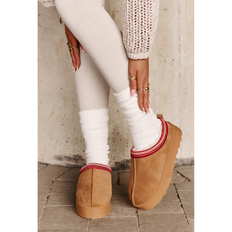 Botas de neve camelo modelo 20219-4B castanho 1