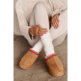 Botas de neve camelo modelo 20219-4B castanho 2