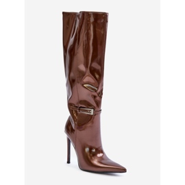 Botas Modelo C-334 Marrom castanho 2