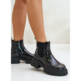 Botas Chelsea Modelo 1697-1 Pretas preto 2