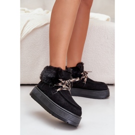 Botas de neve modelo C3016 pretas preto 1 Botas de neve modelo C3016 pretas preto 1