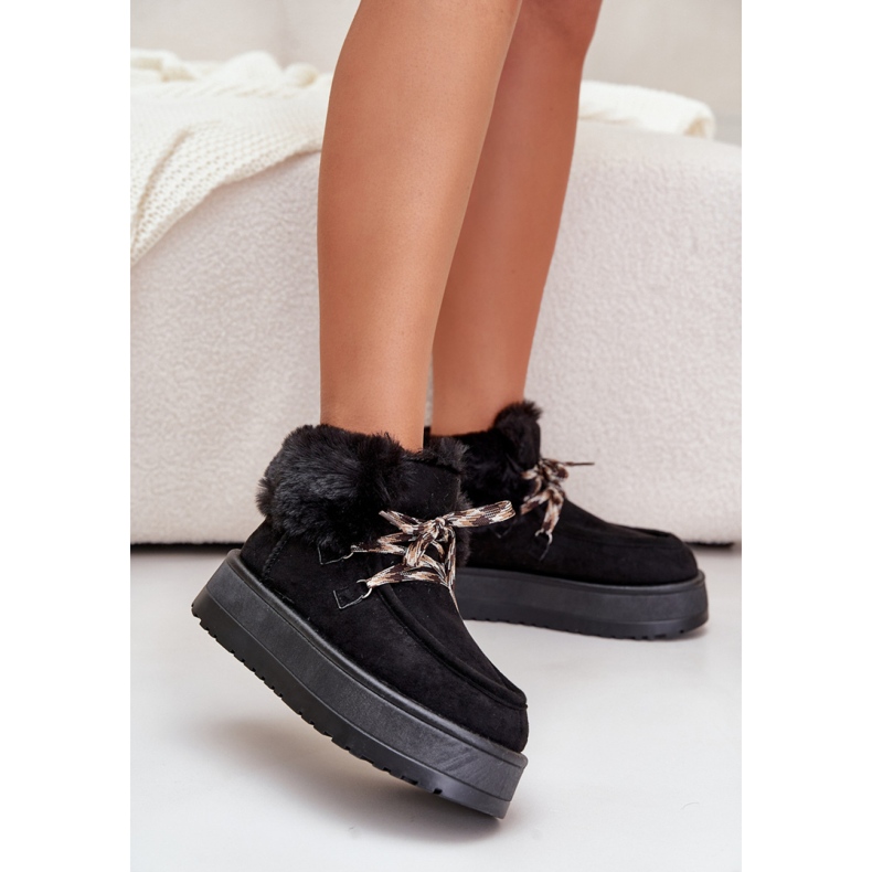 Botas de neve modelo C3016 pretas preto 1 Botas de neve modelo C3016 pretas preto 1