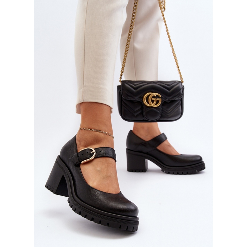 Zazoo 20166 Bombas pretas preto 1