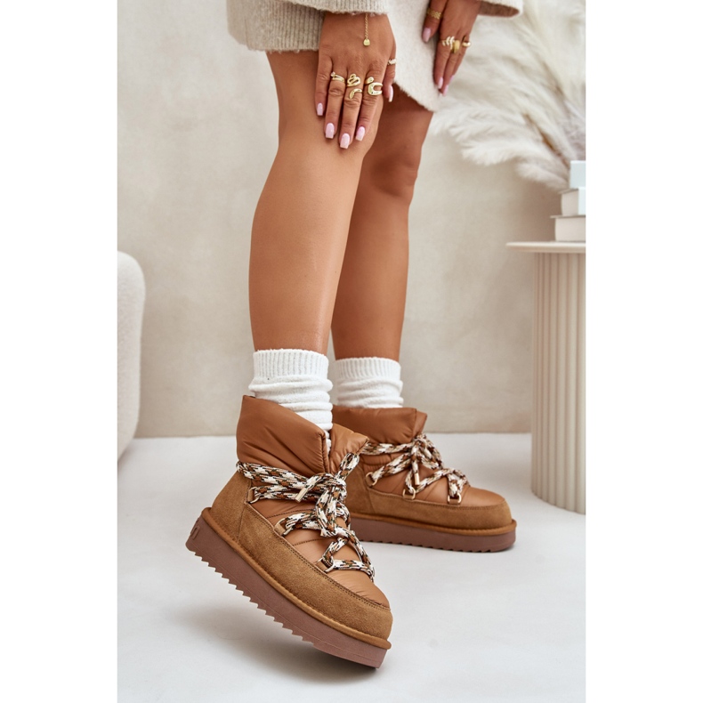 Botas de neve Modelo DFSH375003 Marrom castanho 1