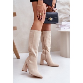 Step in style Botas Modelo Lannetea MVP315 Bege Claro - Entre com estilo 1