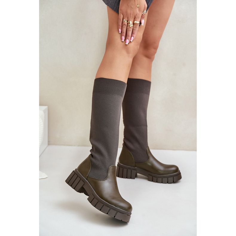 Botas Modelo RQ438 Verde Escuro 1