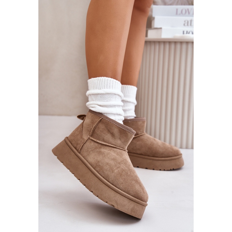 Botas de neve Modelo 24BT26-7368 Bege 1