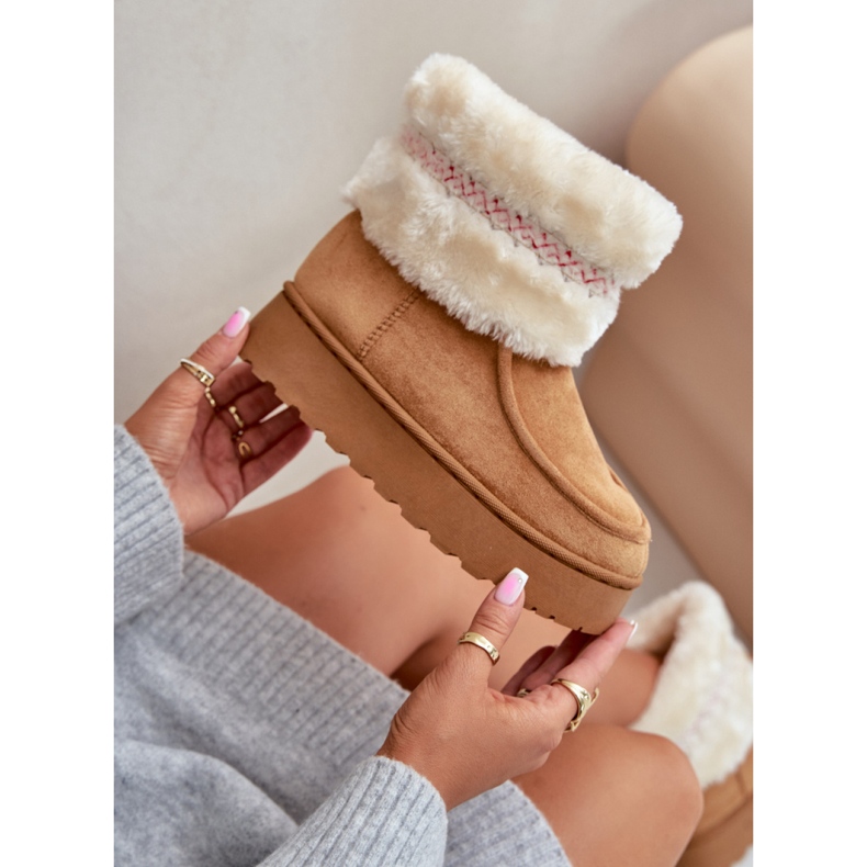 Botas de neve camelo modelo 20201-4B castanho 1 Botas de neve camelo modelo 20201-4B castanho 1