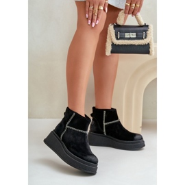 Maciejka 06769-01 Botas de neve pretas preto 1