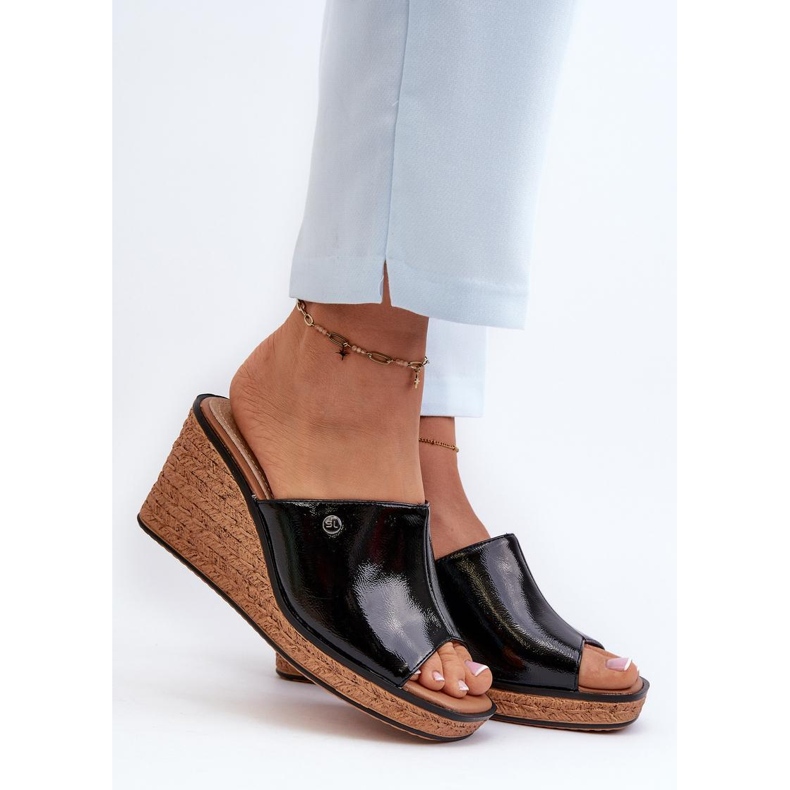 Step in style Sergio Leone KL213 Chinelos pretos 1