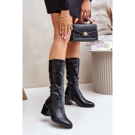 Jezzi Botas Modelo ASA217-2 Pretas preto 1