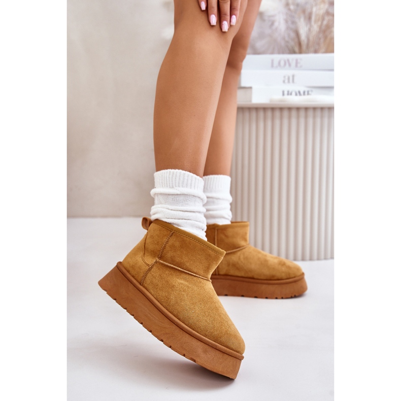 Botas de neve Modelo 24BT26-7368 Camelo marrom 1