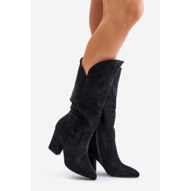 Botas Modelo MP401-1 Pretas preto 1 Botas Modelo MP401-1 Pretas preto 1
