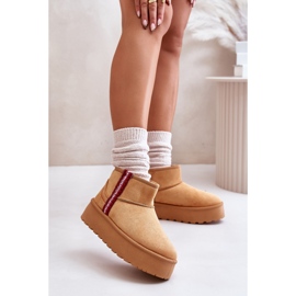 Botas de neve camelo modelo 20221 castanho 1