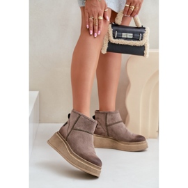 Maciejka 06769-02 Botas de neve marrom escuro 1