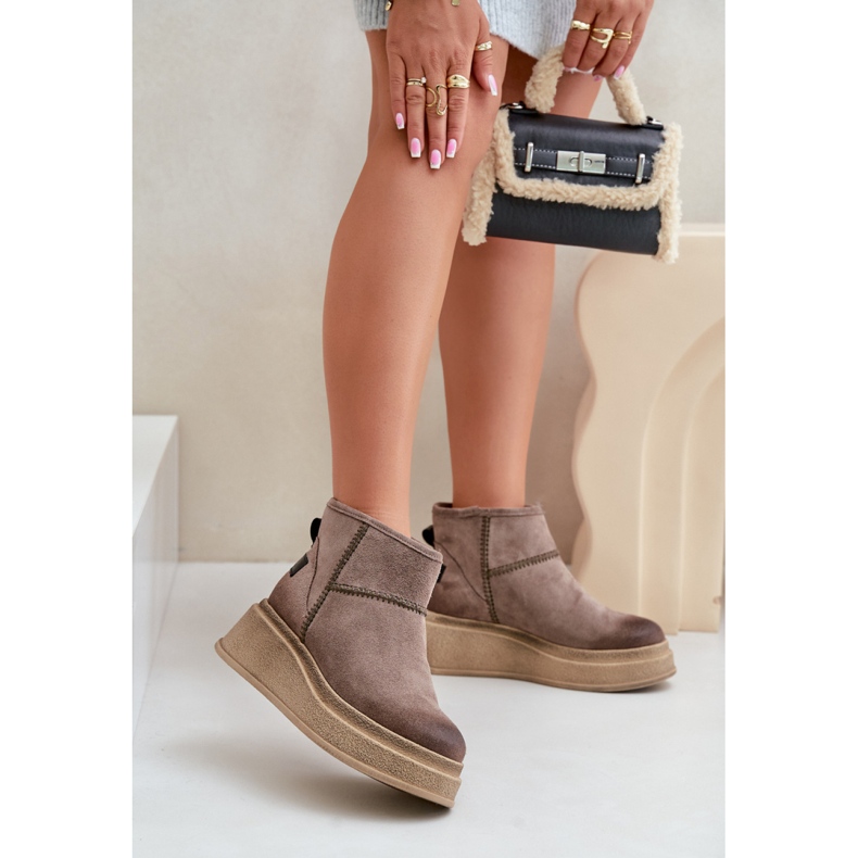 Maciejka 06769-02 Botas de neve marrom escuro 1