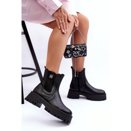 Botas Chelsea Modelo 60453 Pretas preto 2