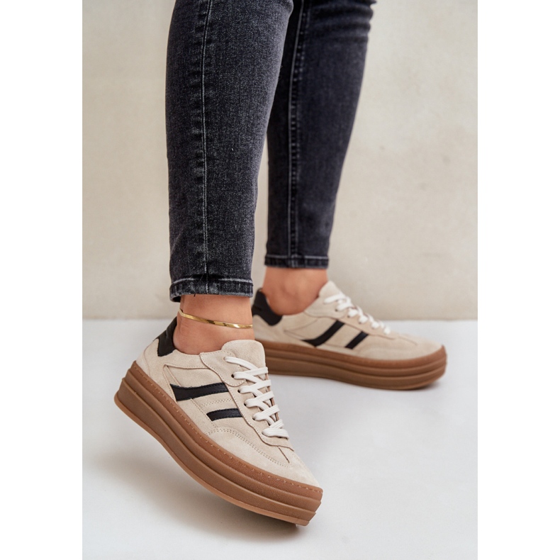 Calçados esportivos Zazoo N1176 bege 1