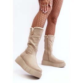 Modelo 70121 Botas Bege 1