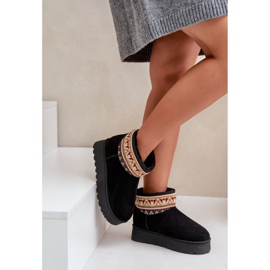 Botas de neve modelo 20226-4A pretas preto 1 Botas de neve modelo 20226-4A pretas preto 1