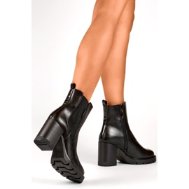 Botas Modelo 24-12495B Pretas preto 1 Botas Modelo 24-12495B Pretas preto 1