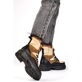 Trappers Modelo A-852KH Bege/Preto 1 Trappers Modelo A-852KH Bege/Preto 1