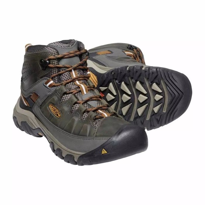 Tênis de trekking Keen Targhee Iii Mid Wp KE-1017787 cinza 1