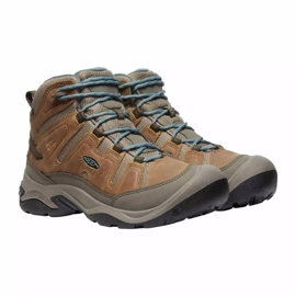Sapatos de trekking KEEN Circadia Mid Wp Toasted COCONUT/NORTH Atlantic KE-1026764 castanho 1