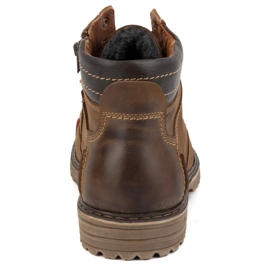 ABIS Sapatos masculinos quentes 197 castanhos marrom 1