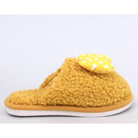Chinelos infantis com laço, Criança Amarelo 1