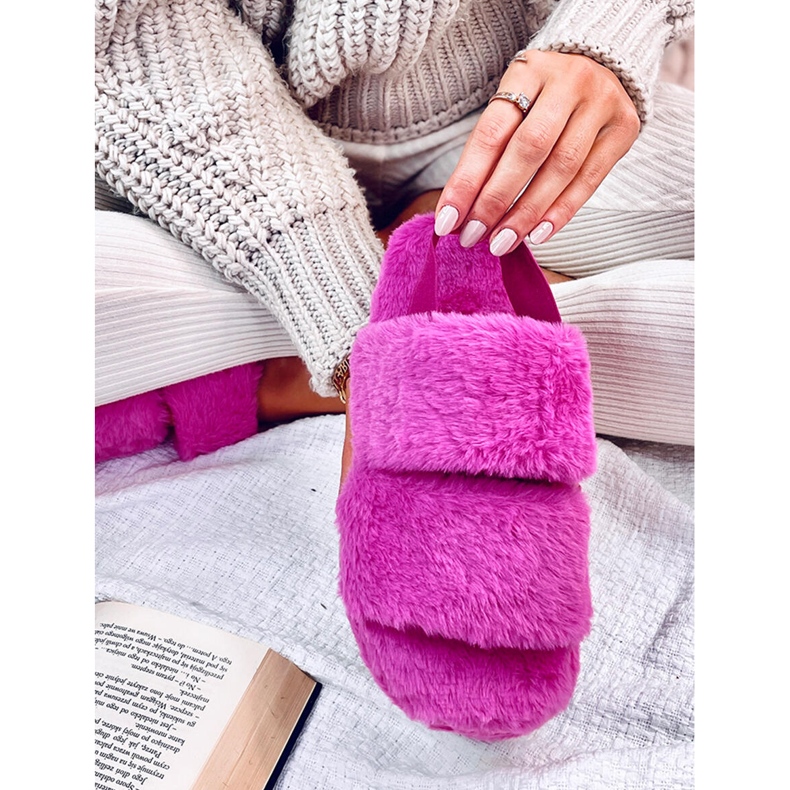 Chinelos femininos com elástico Rhodes Fúcsia rosa 1 Chinelos femininos com elástico Rhodes Fúcsia rosa 1