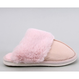 Chinelos Allens Powder Pink espinha de peixe com pele rosa 1