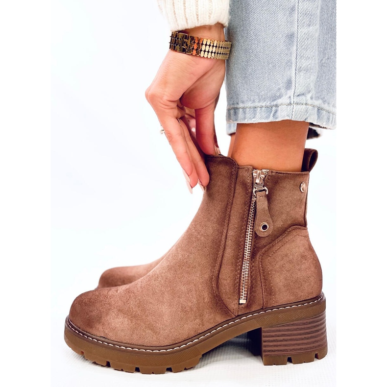 Botas protetoras Linea Khaki bege 1