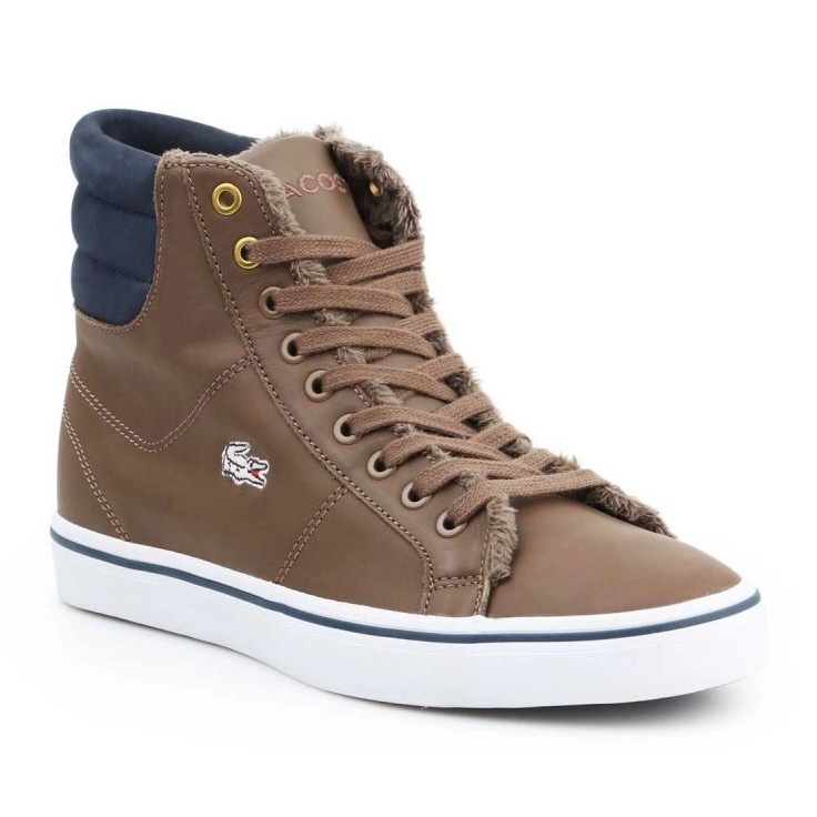 Lacoste Marcel Mid Pwt Dk W 7-26SPW4118DK4 castanho 1 Lacoste Marcel Mid Pwt Dk W 7-26SPW4118DK4 castanho 1