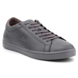 Lacoste Straightset 4 Srm Gry Couro M 30SRM4015 cinza 1