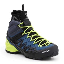 Tênis de caminhada Salewa Ms Wildfire Edge Mid Gtx 61350-8971 azul 1
