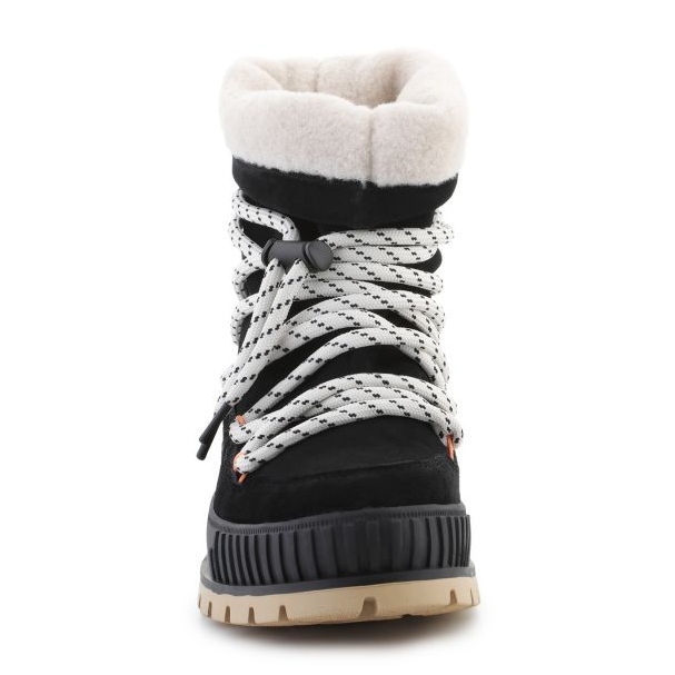 Botas de neve femininas Palladium Pallashock Hiver 94349-008-M, pretas preto 2