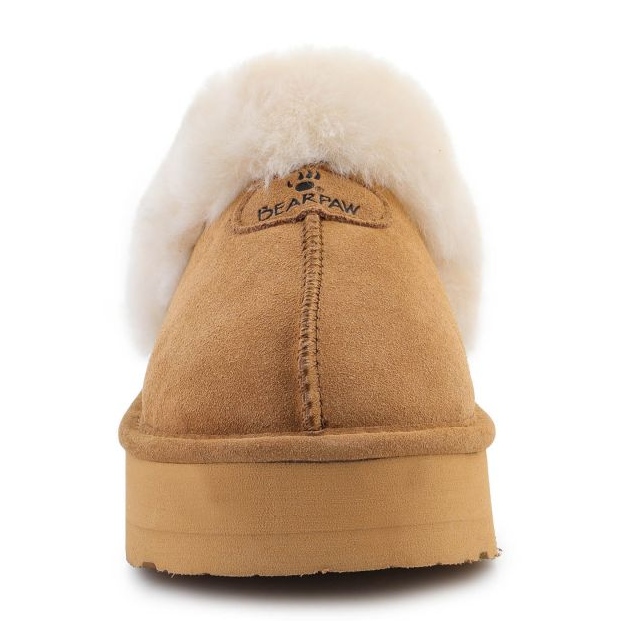 Chinelos isolados femininos BearPaw Retro Loki 2487W-245 bege 2