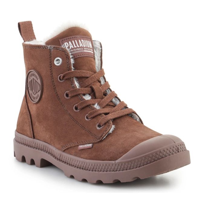 Sapatos Palladium Pampa Hi Zip Wl 95982-292-M castanho 1