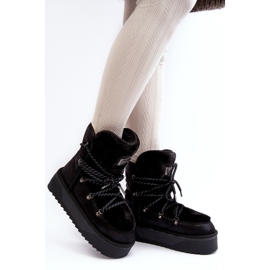 Botas de neve modelo DFSH371008 pretas preto 1