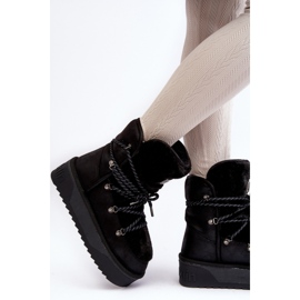 Botas de neve modelo DFSH371008 pretas preto 2