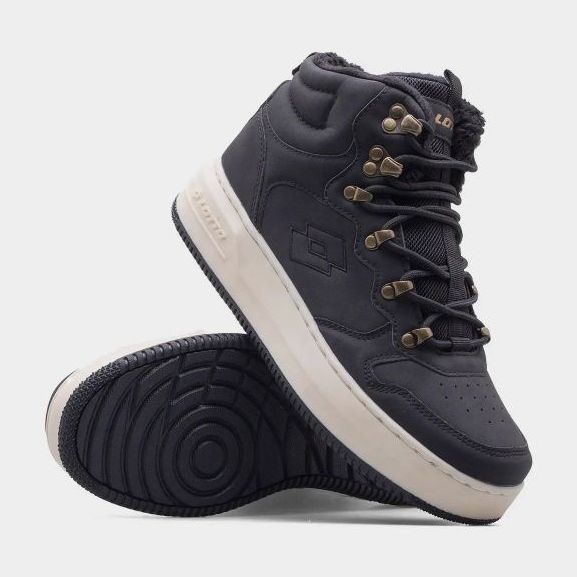 Sapatos de inverno unissex Lotto Jalana Pf Fur 2400390W-1112 preto 1