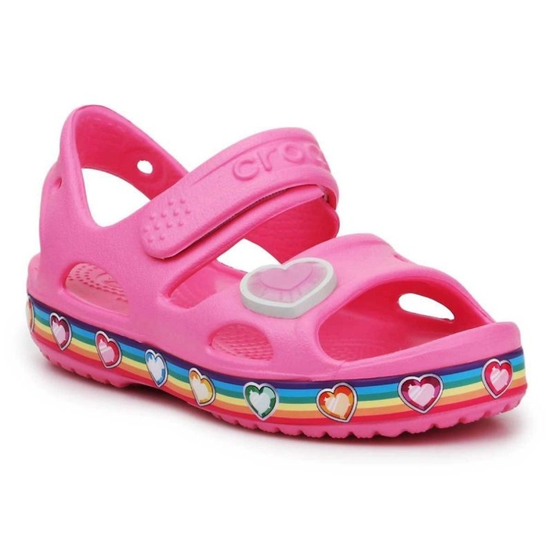 Sandália Arco-Íris Crocs Fun Lab 206795-669 rosa 1