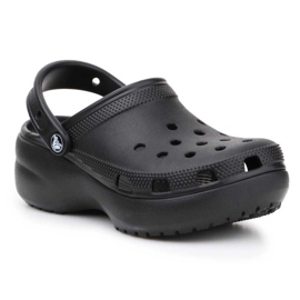 Chinelos Crocs Classic Platform Clog 206750-001 preto 1 Chinelos Crocs Classic Platform Clog 206750-001 preto 1