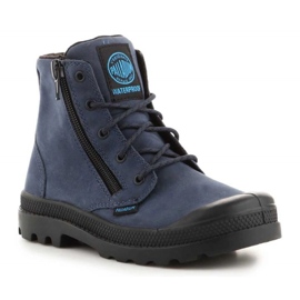 Sapatos Palladium Pampa Olá Lea Gusset Jr 52744-432 azul 1